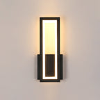 Wall Light - Black Acrylic Frame, Warm Light