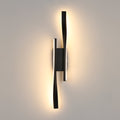 Wall Light - Black Aluminium Frame, Warm Light