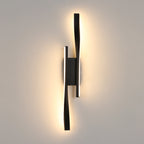 Wall Light - Black Aluminium Frame, Warm Light