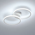 Deckenleuchte - Weißer Aluminiumrahmen, Weißes Licht