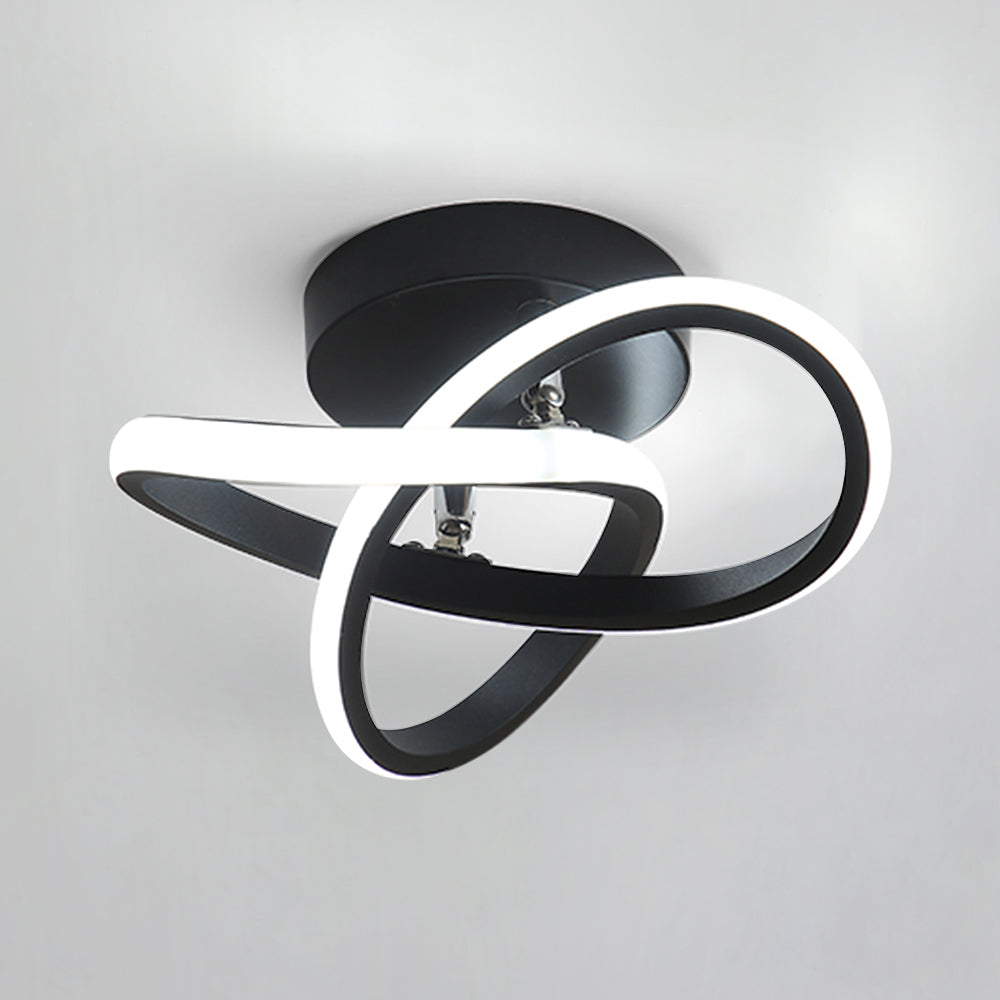 Ceiling Light - Black Aluminium Frame, Tunable