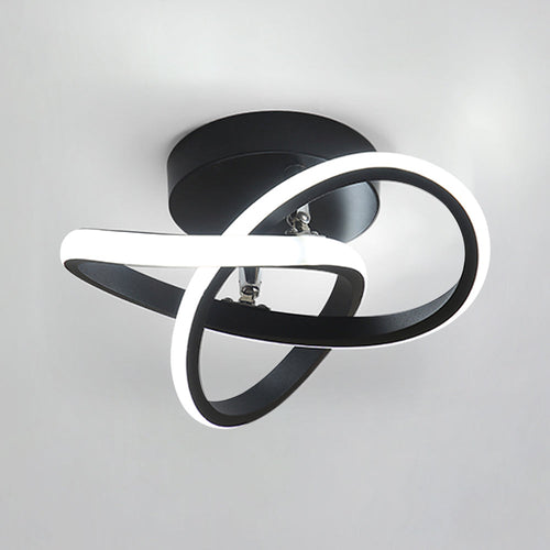 Ceiling Light - Black Aluminium Frame, Tunable