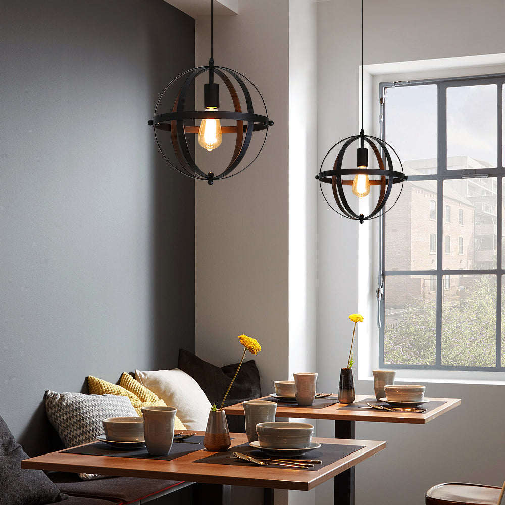 Chandeliers - Black Metal Frame