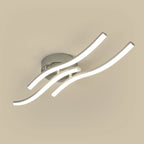 Ceiling Light - Silver Aluminium Frame, Natural Light