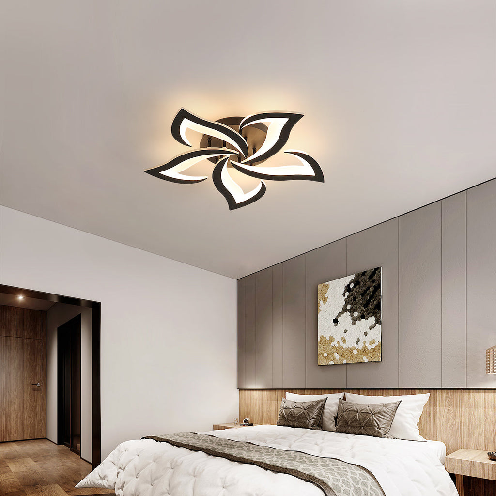 Ceiling Light - Black Acrylic Frame, Tunable and Dimmable