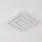 Comely Plafonnier LED Carré Moderne, 52W 5850LM Lampe de Plafond LED, Acrylique Luminaire Plafonnier Intérieur Blanc pour Chambre à Coucher, Salon, Couloir, Lumière Blanche 6500K, 40cm