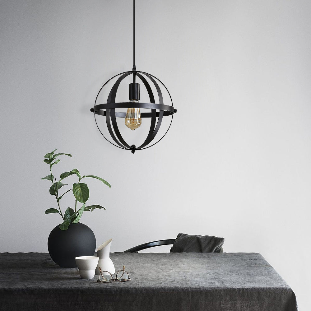 Chandeliers - Black Metal Frame