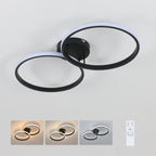 Ceiling Light - Black Aluminium Frame, Tunable and Dimmable