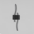 Lampada da parete - Telaio in alluminio nero, luce bianca