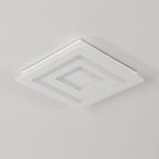 Comely Plafonnier LED Carré Moderne, 52W Lampe de Plafond LED, Acrylique Luminaire Plafonnier Intérieur Blanc pour Chambre à Coucher, Salon, Couloir, Lumière Chaude 3000K, 40cm
