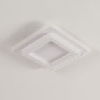 Ceiling Light - White Acrylic Frame, White Light