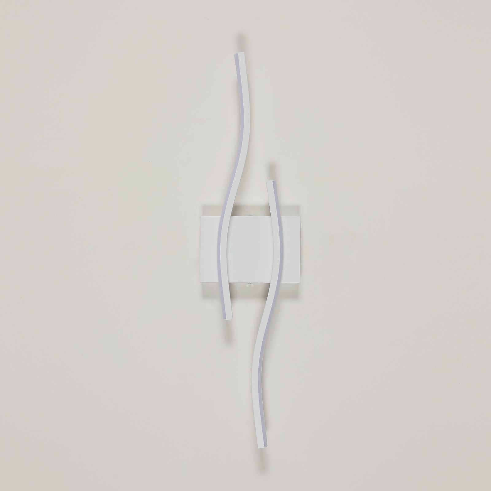 Wall Light - White Aluminium Frame, Warm Light