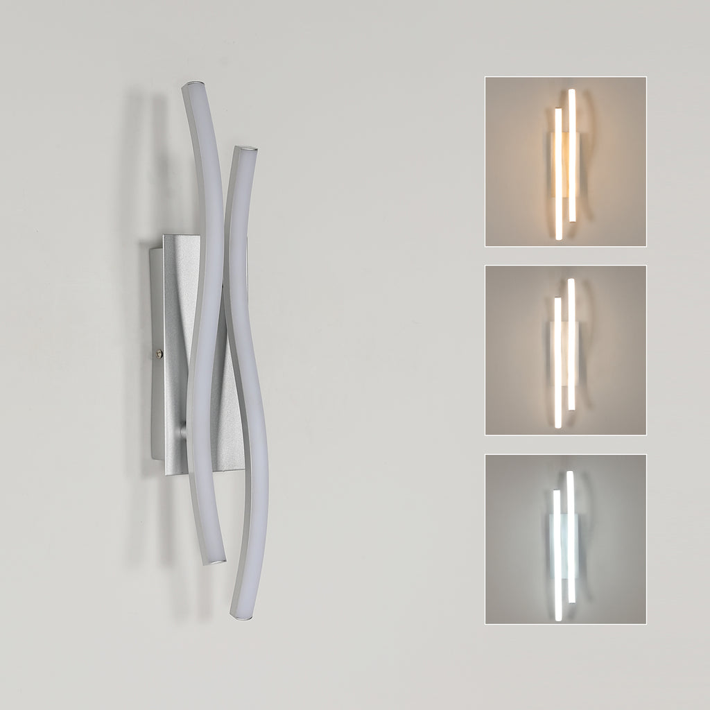Wall Light - Silver Aluminium Frame, Tunable