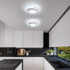 Comely Plafonnier LED, 32W 2350LM, Diamètre 28cm, Design Moderne Rond pour Couloir, Balcon, Chambre, Corridor, Blanc Froid 6500K