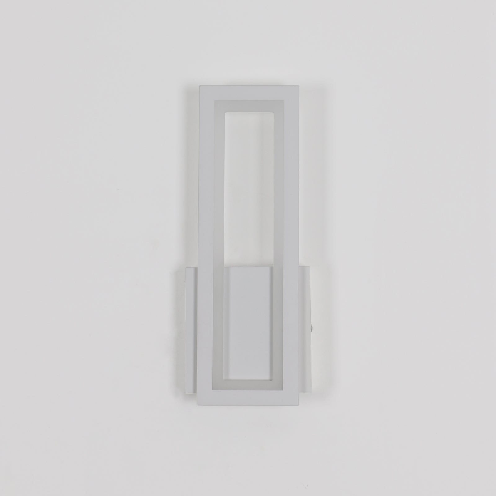 Wall Light - White Acrylic Frame, Warm Light