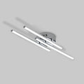 Comely Plafonnier LED, Lampe de Plafond Design Curvé Moderne, 18W 1700LM Luminaire Plafonnier LED pour Salon Chambre Couloir Cuisine Balcon Bureau
