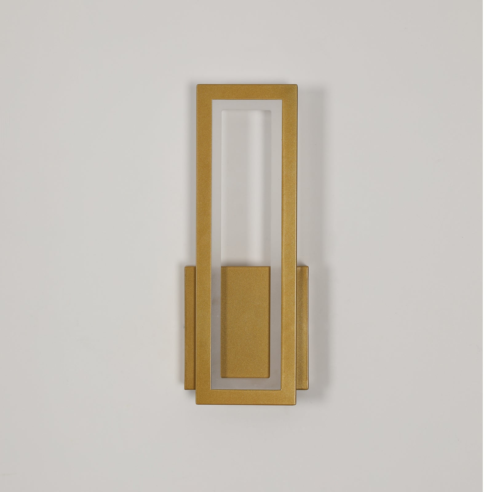 Wall Light - Gold Acrylic Frame, Warm Light