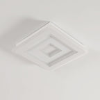 Comely Plafonnier LED Carré Moderne, 36W 28cm Lampe de Plafond LED, Blanc Luminaire Plafonnier Intérieur pour Chambre à Coucher, Salon, Couloir, Lumière Naturelle 4500K