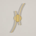 Wall Light - Gold Aluminium Frame, White Light