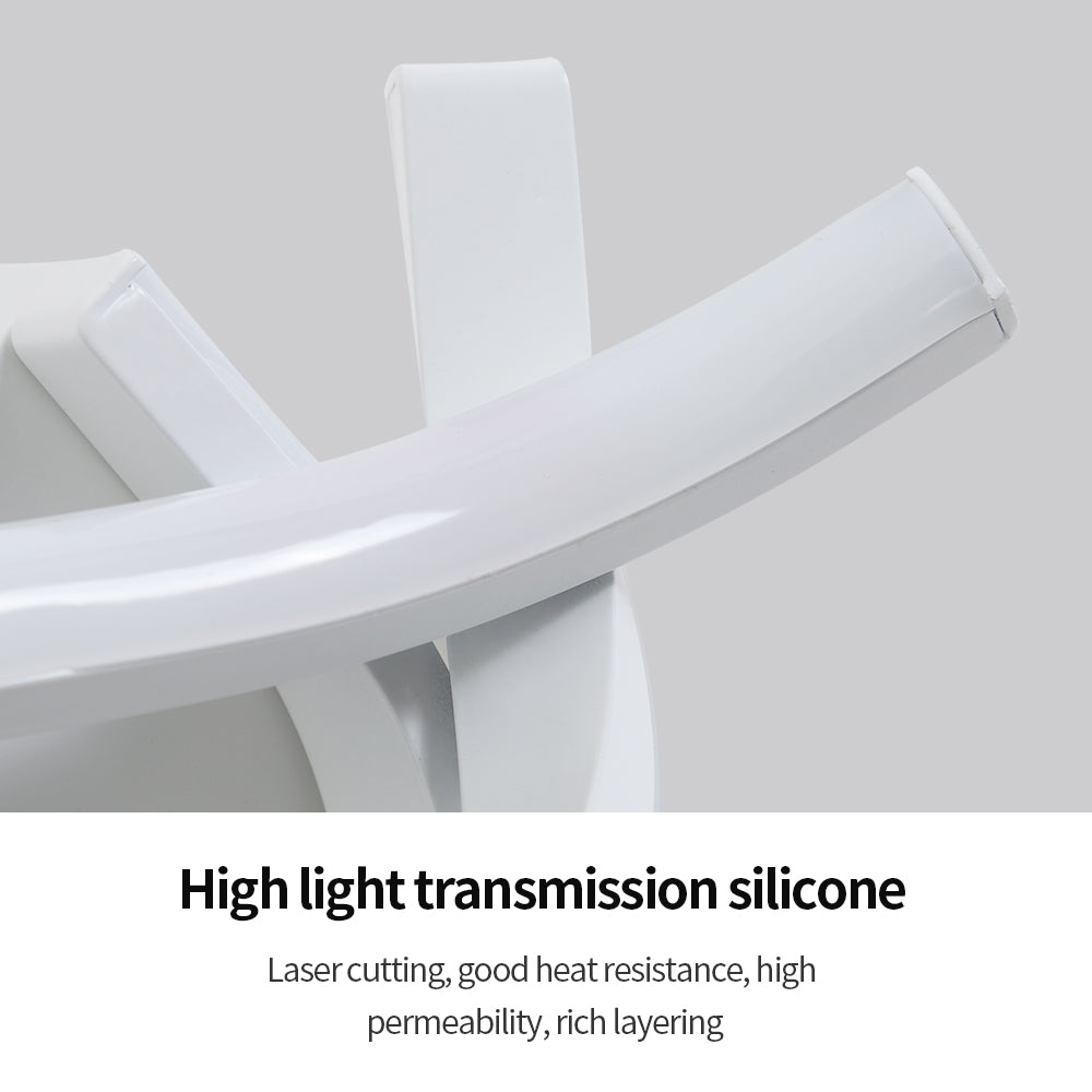 Applique da Parete - Struttura in Alluminio Bianco, Luce Bianca