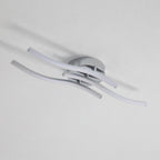 Ceiling Light - Silver Aluminium Frame, Natural Light