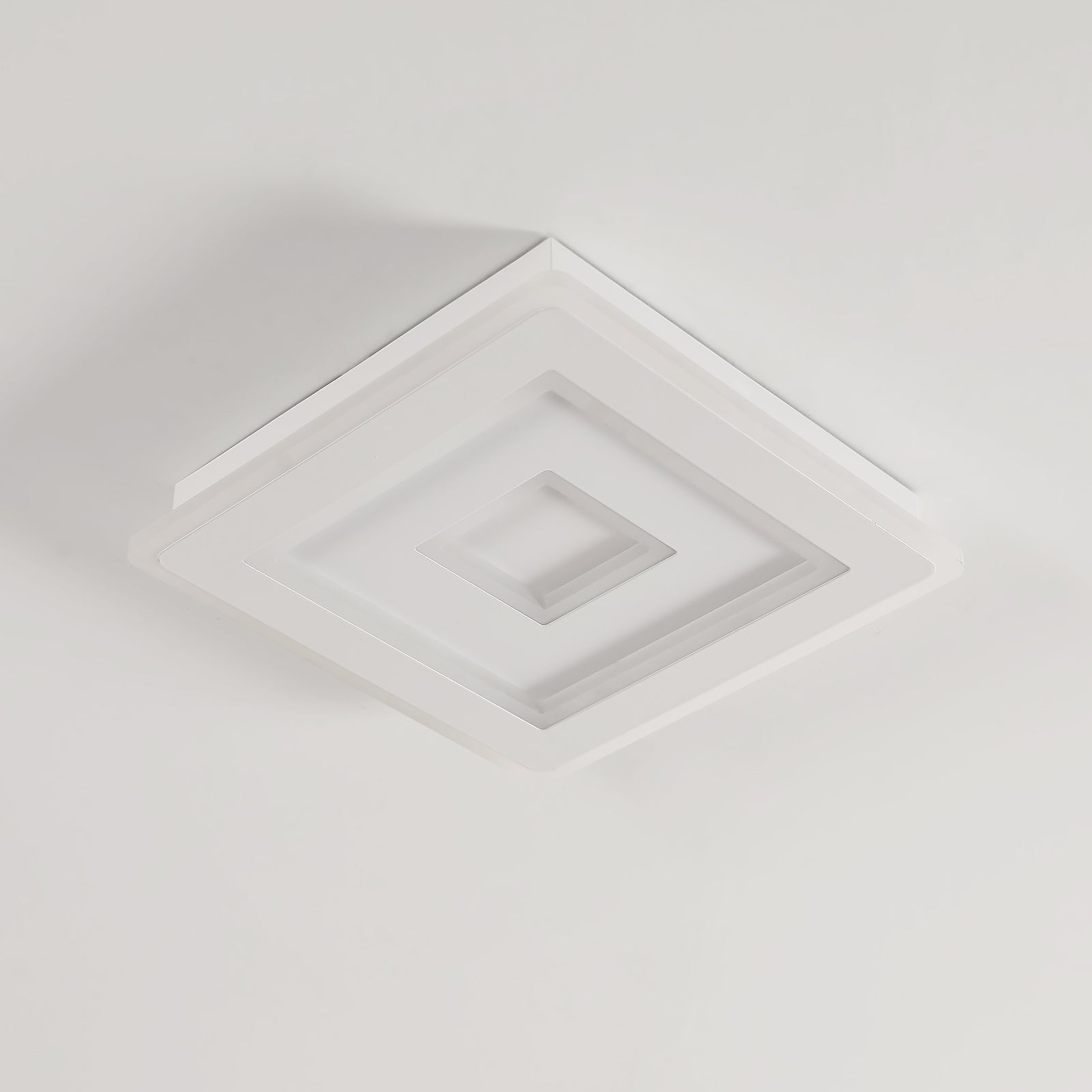 Comely Plafonnier LED Carré Moderne, 36W 28cm Lampe de Plafond LED, Blanc Luminaire Plafonnier Intérieur pour Chambre à Coucher, Salon, Couloir, Lumière Chaude 3000K