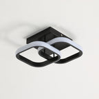 Ceiling Light - Black Aluminium Frame, Natural Light