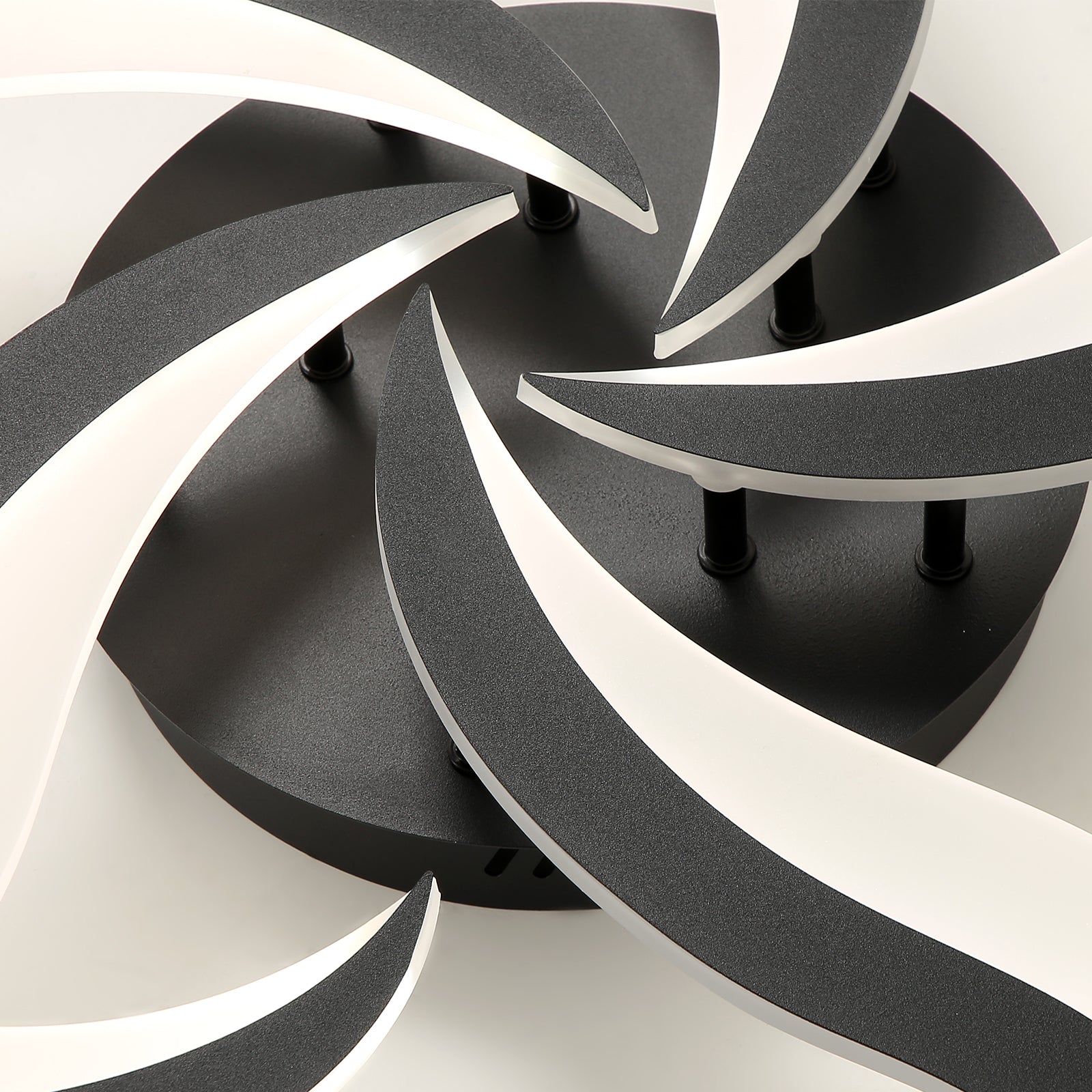 Ceiling Light - Black Acrylic Frame, Tunable and Dimmable
