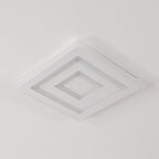 Comely Plafonnier LED Carré Moderne, 52W Lampe de Plafond LED, Acrylique Luminaire Plafonnier Intérieur Blanc pour Chambre à Coucher, Salon, Couloir, Lumière Naturelle 4500K, 40cm