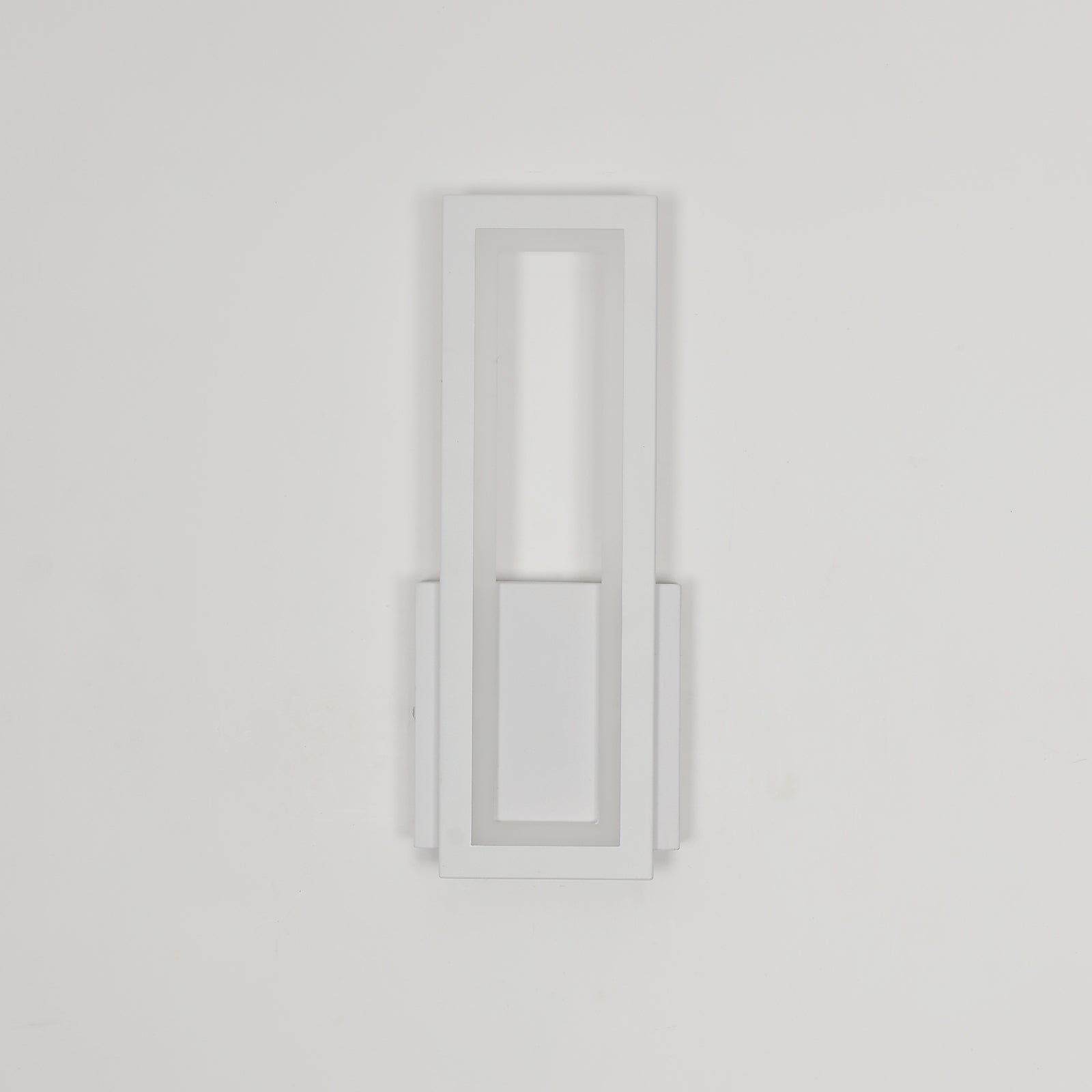 Wall Light - White Acrylic Frame, White Light