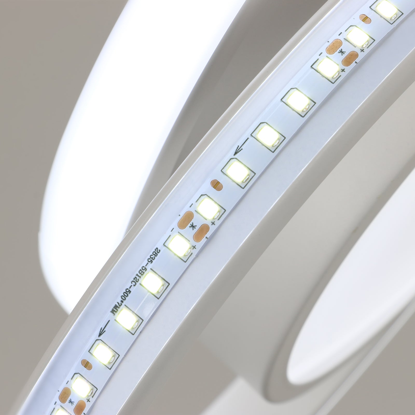 Comely 2 Pièces Plafonniers LED Moderne pour Chambre, Cuisine, Couloir, 32W 2350LM Luminaire Plafond, Rond Lampe LED Plafond, Blanc Froid 6500K, Diamètre 28cm, Blanc