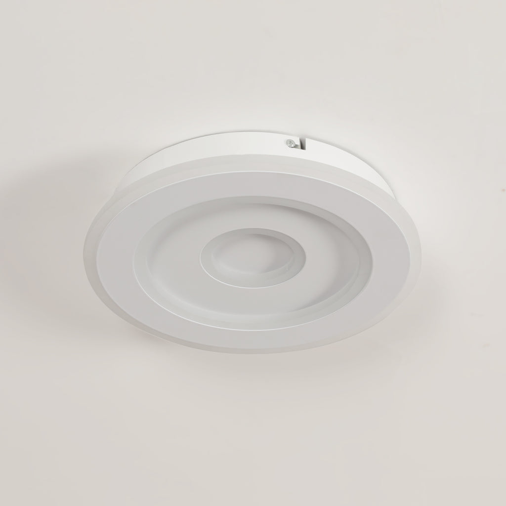 Comely Plafonnier LED Rond Moderne, 28W 28cm Lampe de Plafond LED, Blanc Luminaire Plafonnier Intérieur pour Chambre à Coucher, Salon, Couloir, Lumière Blanche Froide 6500K