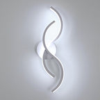 Wall Light - White Aluminium Frame, White Light