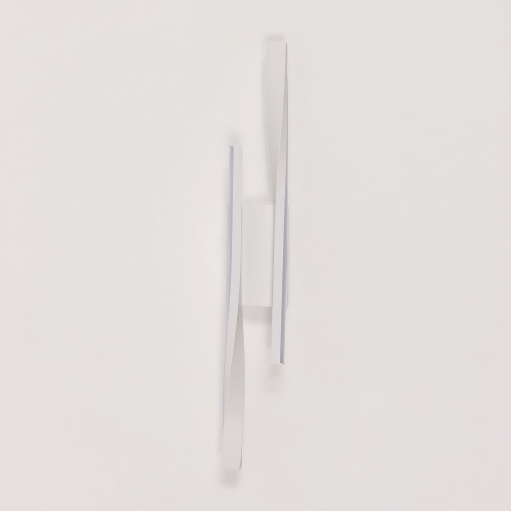 Wall Light - White Aluminium Frame, Warm Light