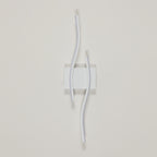 Applique da Parete - Struttura in Alluminio Bianco, Luce Bianca