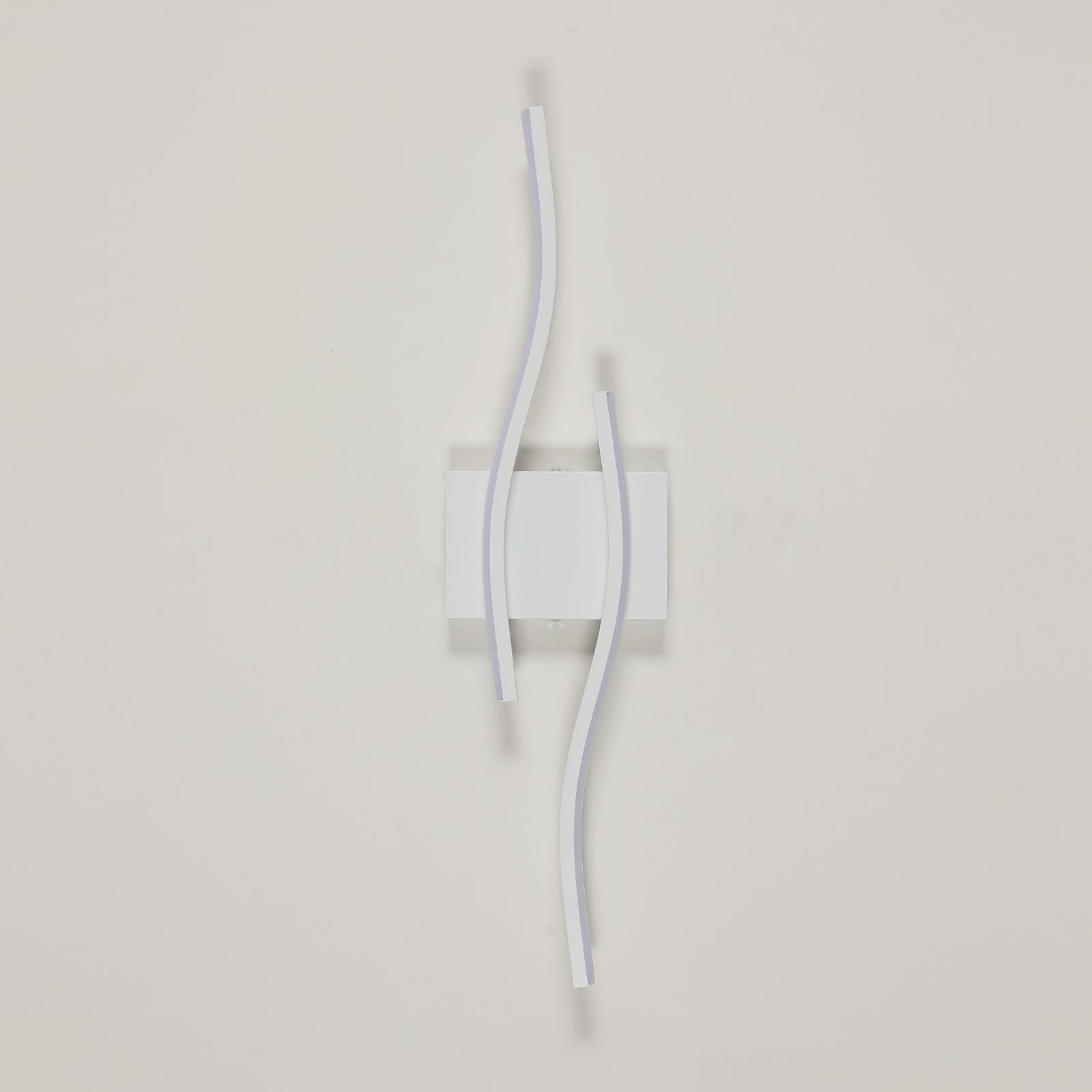 Applique da Parete - Struttura in Alluminio Bianco, Luce Bianca