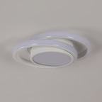 Comely 2 Pièces Plafonniers LED Moderne pour Chambre, Cuisine, Couloir, 32W 2350LM Luminaire Plafond, Rond Lampe LED Plafond, Lumière Chaude 3000K, Diamètre 28cm, Blanc