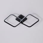 Ceiling Light - Black Aluminium Frame, White Light
