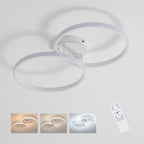 Ceiling Light - White Aluminium Frame, Tunable and Dimmable