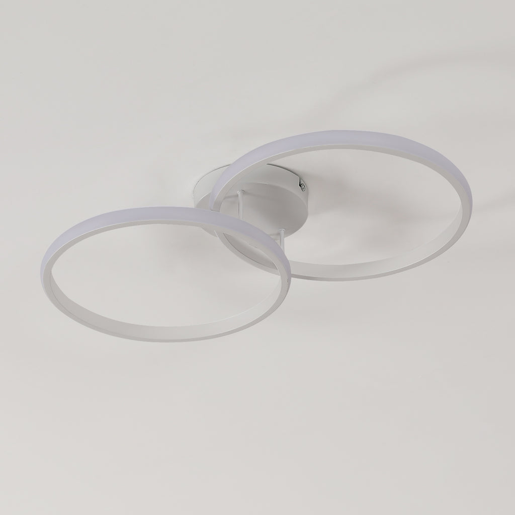 Ceiling Light - White Aluminium Frame, Natural Light