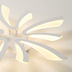 Comely Plafonnier LED Moderne, 50W 5625LM Lampe de Plafond, Lumière Chaude 3000K Luminaire en Acrylique pour Salon, Chambre à Coucher, 72cm