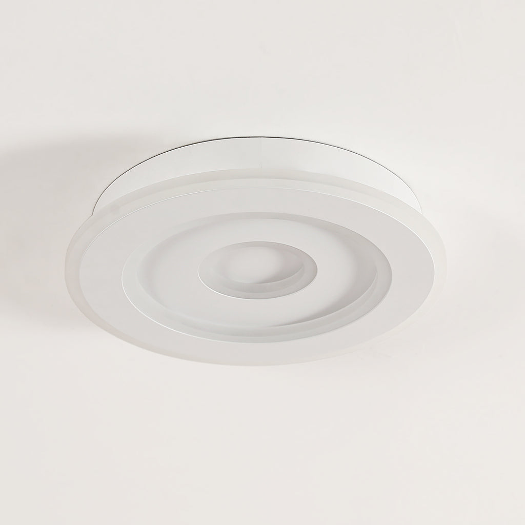 Comely Plafonnier LED Rond Moderne, 28W 28cm Lampe de Plafond LED, Blanc Luminaire Plafonnier Intérieur pour Chambre à Coucher, Salon, Couloir, Lumière Chaude 3000K