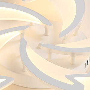 Ceiling Light - White Acrylic Frame, Tunable and Dimmable