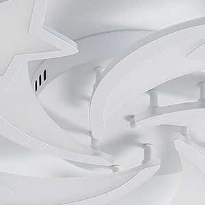 Ceiling Light - White Acrylic Frame, Tunable and Dimmable
