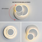Wall Light - White Acrylic Frame, Warm Light
