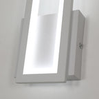 Wandleuchte - Weißer Acrylrahmen, Weißlicht