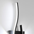 Lampada da parete - Telaio in alluminio nero, luce bianca
