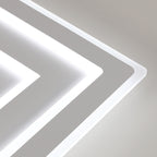Comely Plafonnier LED Carré Moderne, 52W 5850LM Lampe de Plafond LED, Acrylique Luminaire Plafonnier Intérieur Blanc pour Chambre à Coucher, Salon, Couloir, Lumière Blanche 6500K, 40cm