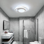 Comely Plafonnier LED, 32W 2350LM, Diamètre 28cm, Design Moderne Rond pour Couloir, Balcon, Chambre, Corridor, Blanc Froid 6500K