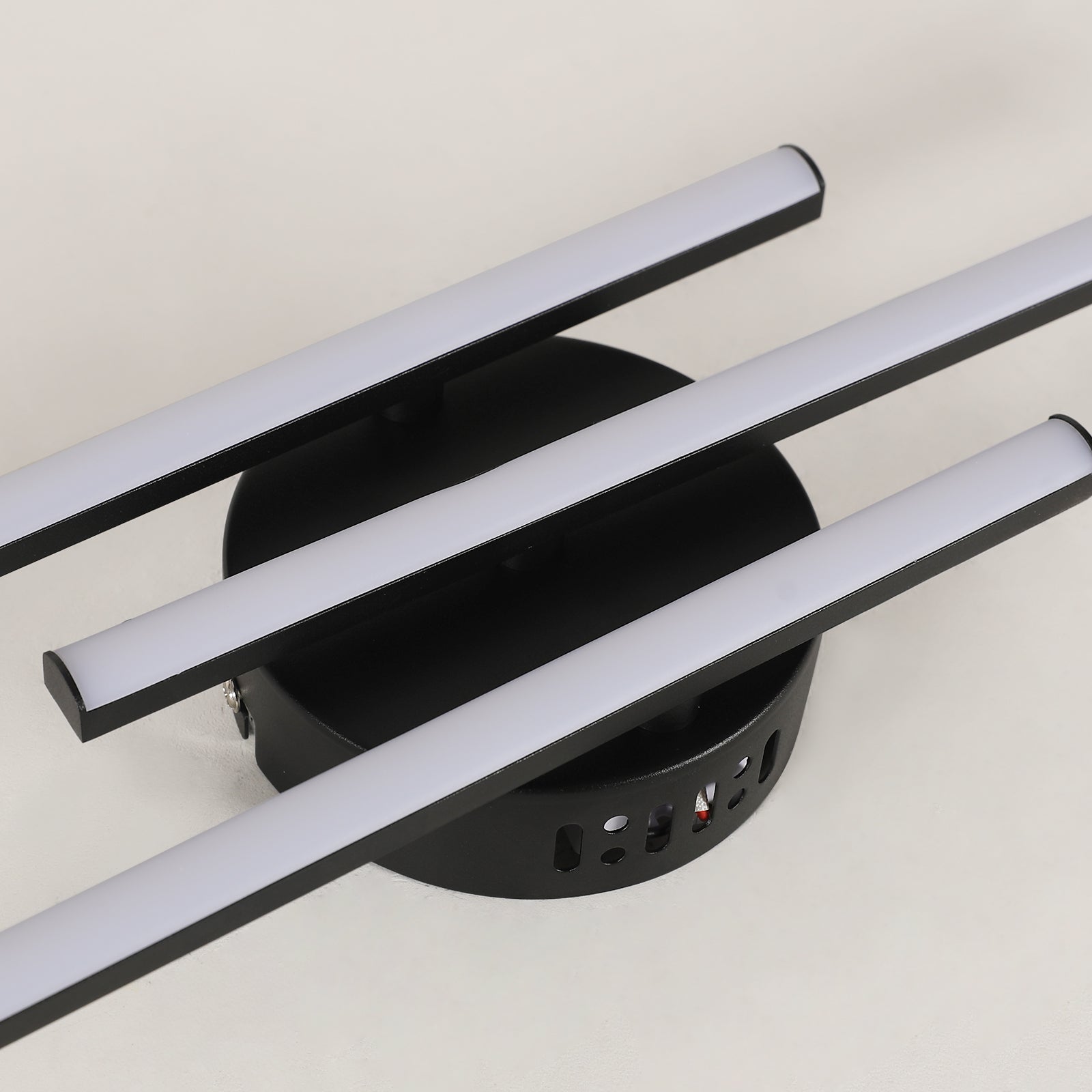 Ceiling Light - Black Aluminium Frame, White Light
